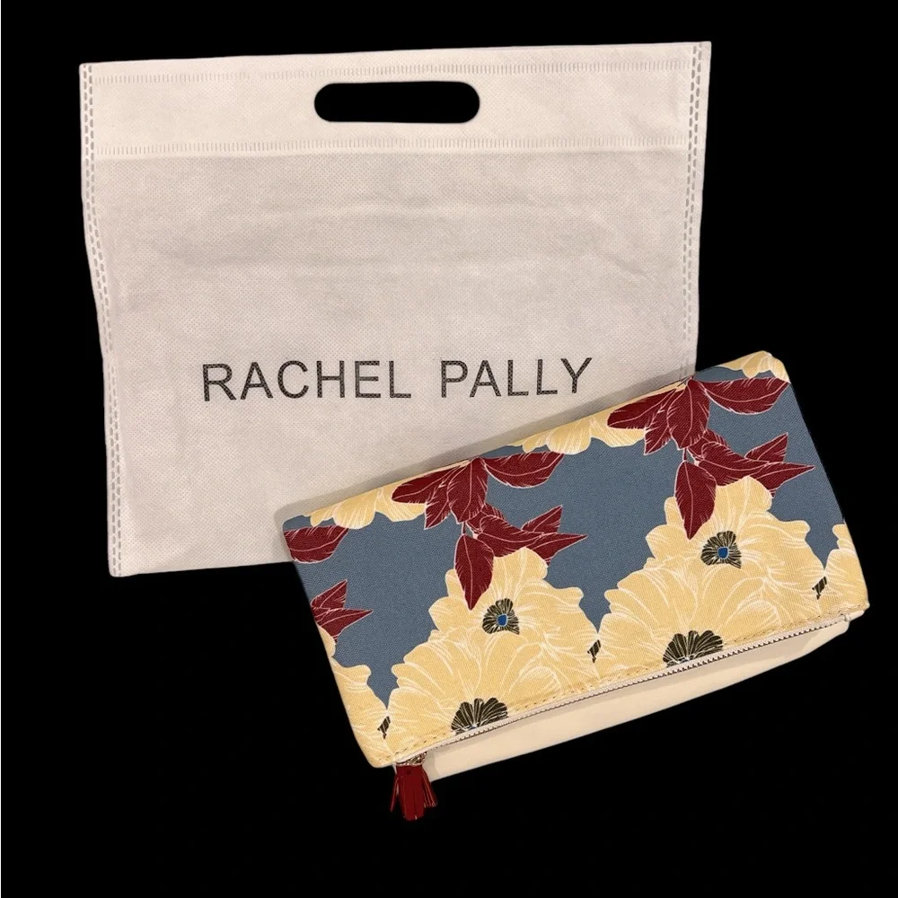 Rachel Pally Fold-Over Floral‎ Clutch Purse Bag Shop New with Duster